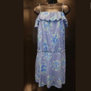 Juicy Couture Drop Waist Spaghetti Strap Dress